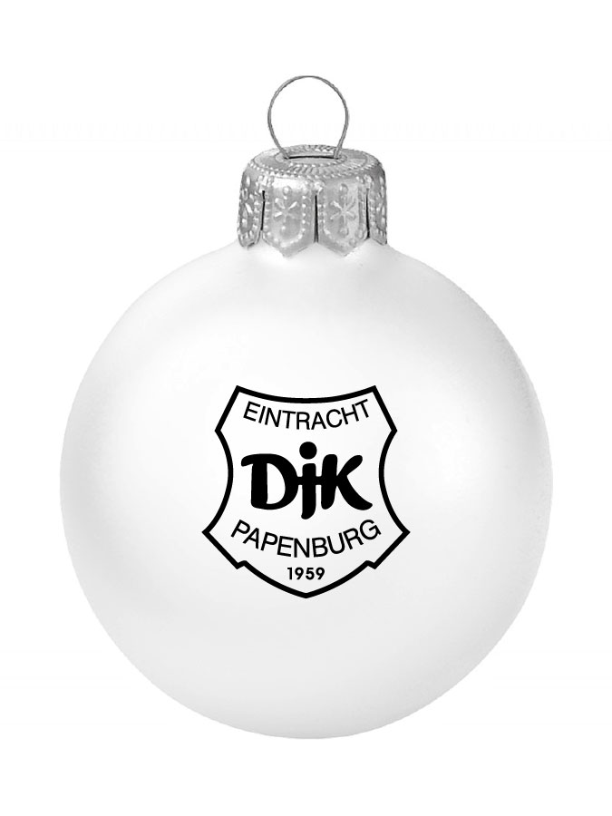 Weihnachtskugel Logo 8cm