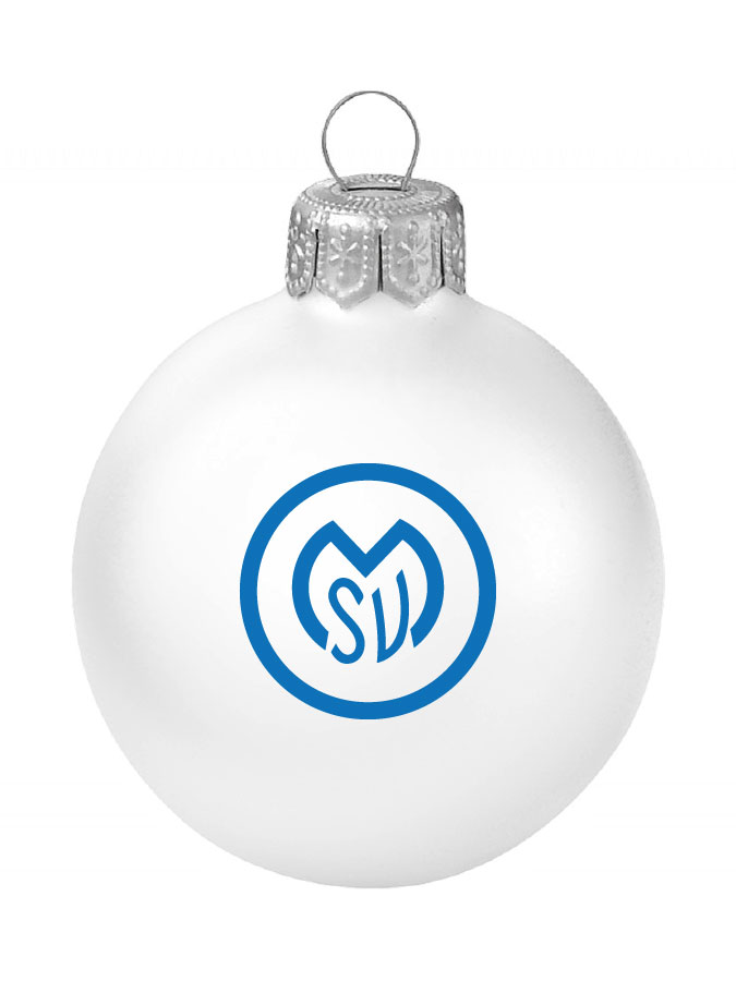 Weihnachtskugel Logo 8cm