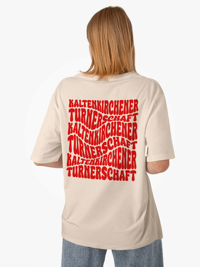Oversized Shirt Wavy Damen