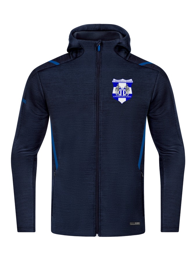 Jako Freizeitjacke Challenge mit Kapuze