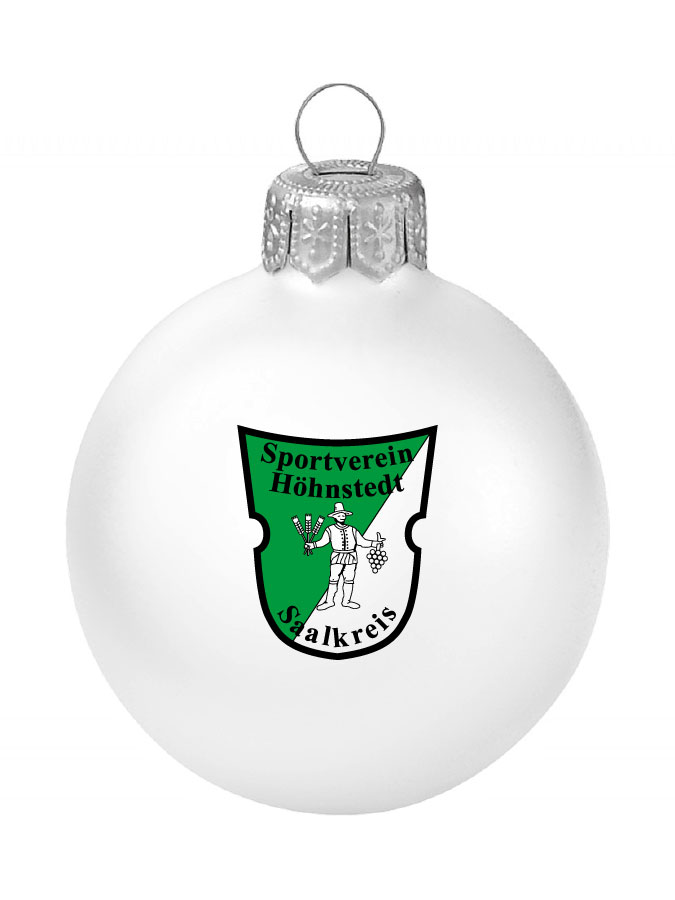 Weihnachtskugel Logo 8cm