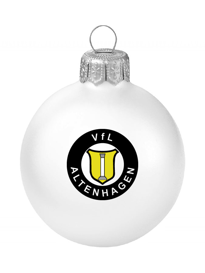 Weihnachtskugel Logo 8cm