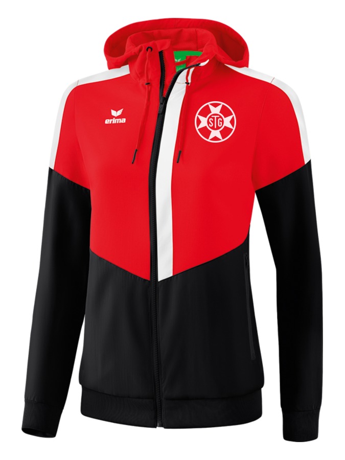 Erima Squad Tracktop Jacke mit Kapuze Damen