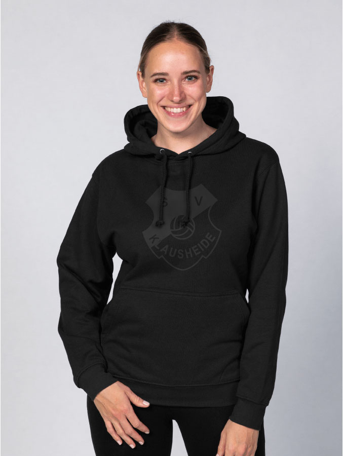 Hoodie All Black Damen