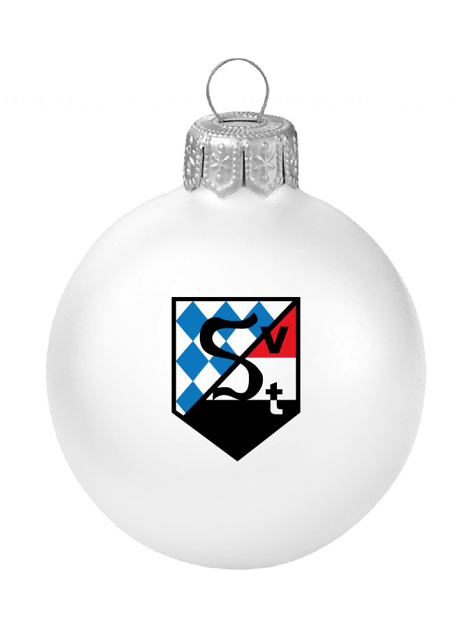 Weihnachtskugel Logo 8cm
