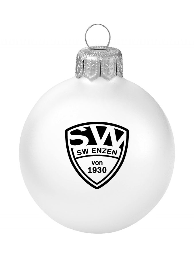 Weihnachtskugel Logo 8cm