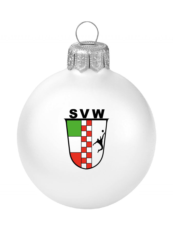 Weihnachtskugel Logo 8cm