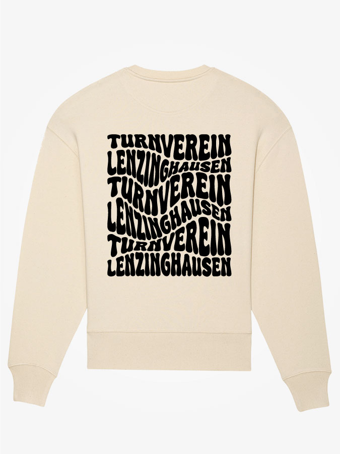 Sweatshirt Oversized Wavy Herren