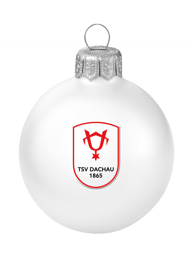 Weihnachtskugel Logo 8cm