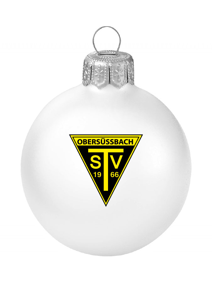 Weihnachtskugel Logo 8cm