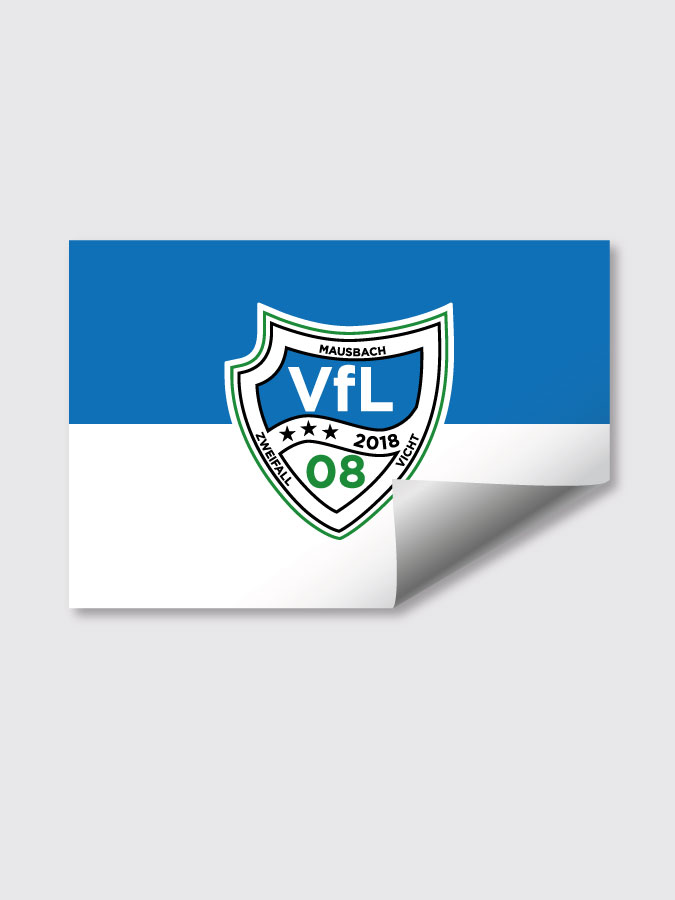 Aufkleber DIN A7 Logo