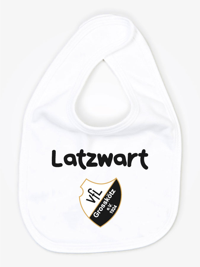 Babylätzchen Latzwart