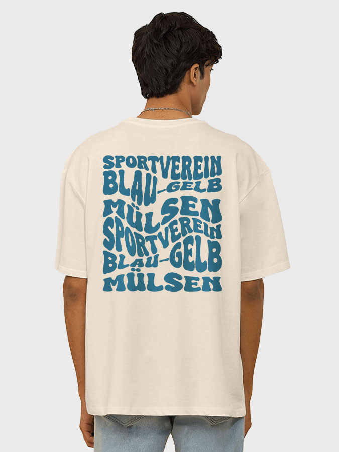 Oversized Shirt Wavy Herren