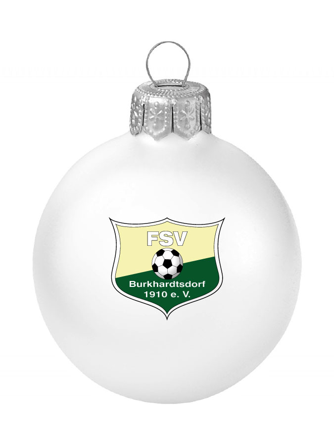 Weihnachtskugel Logo 8cm