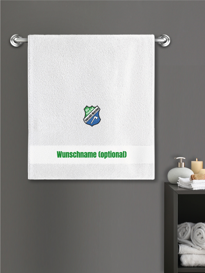 Badehandtuch Team Sticklogo
