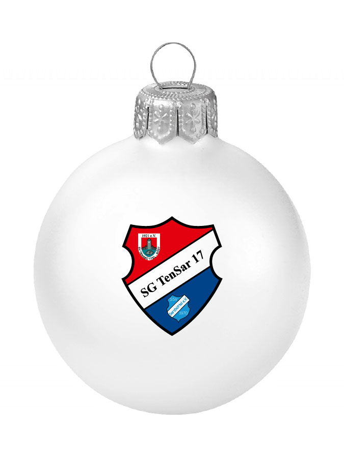 Weihnachtskugel Logo 8cm