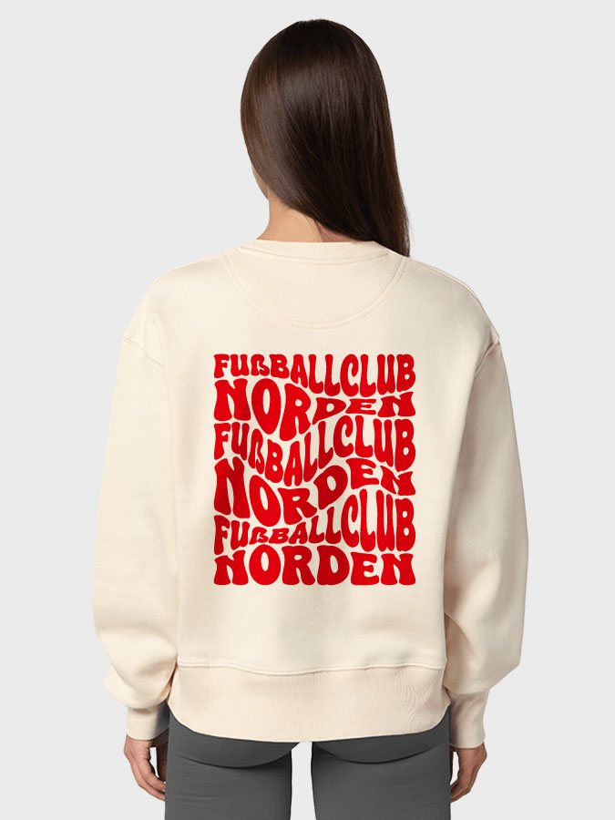 Oversized Sweater Wavy Damen