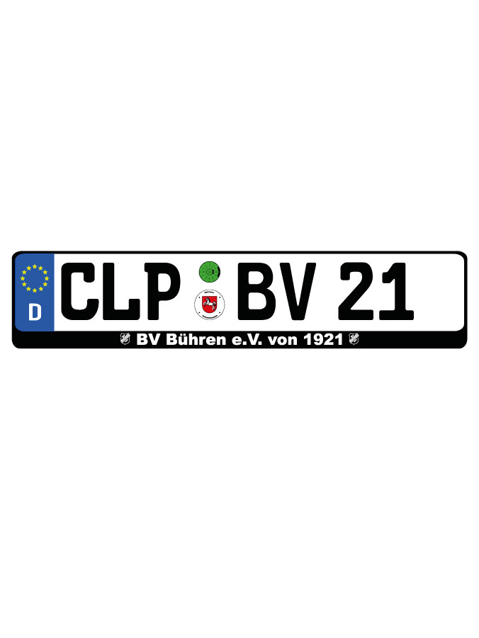 Kennzeichenhalter Kalden (2er Set)