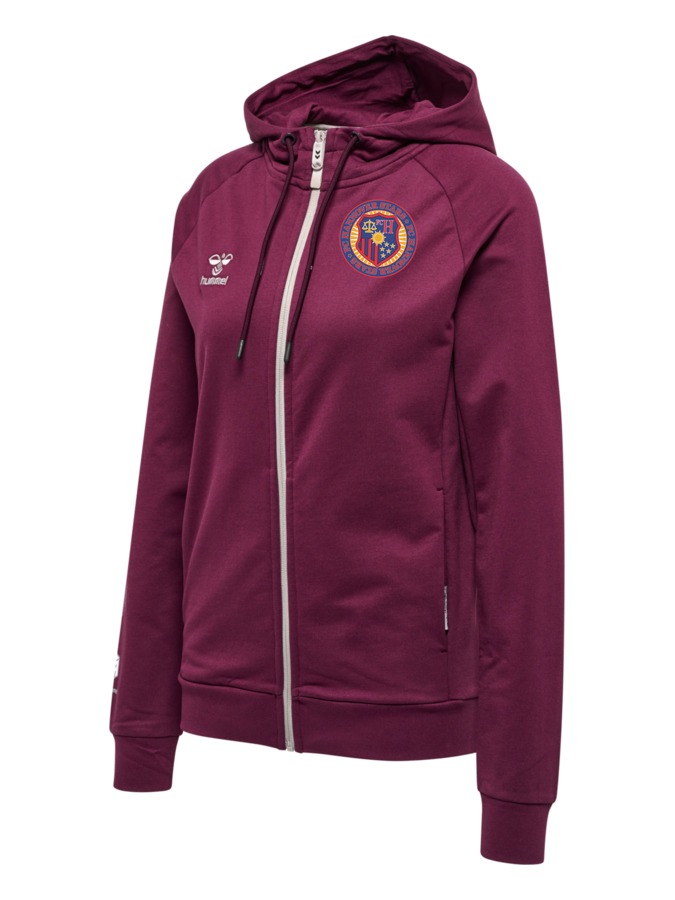 Hummel Move Grid Cotton Zip Hoodie Woma Damen