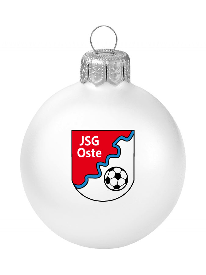 Weihnachtskugel Logo 8cm