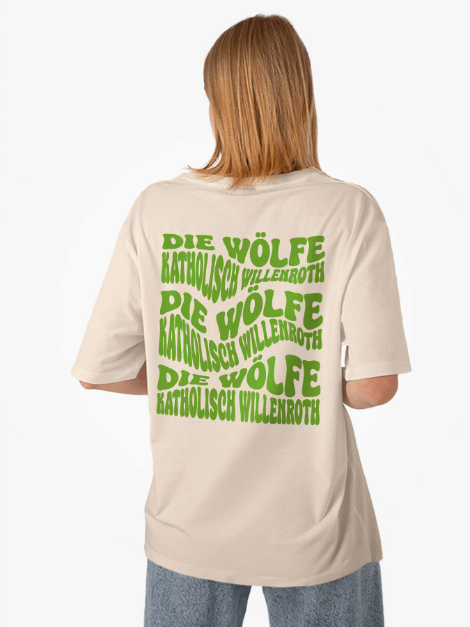 Oversized Shirt Wavy Damen