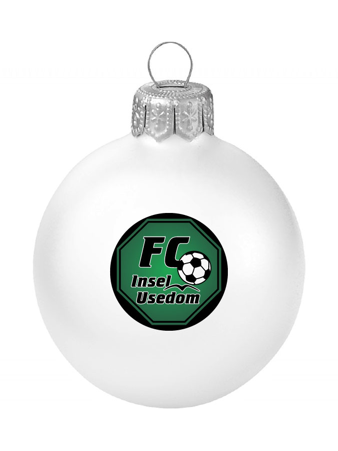 Weihnachtskugel Logo 8cm