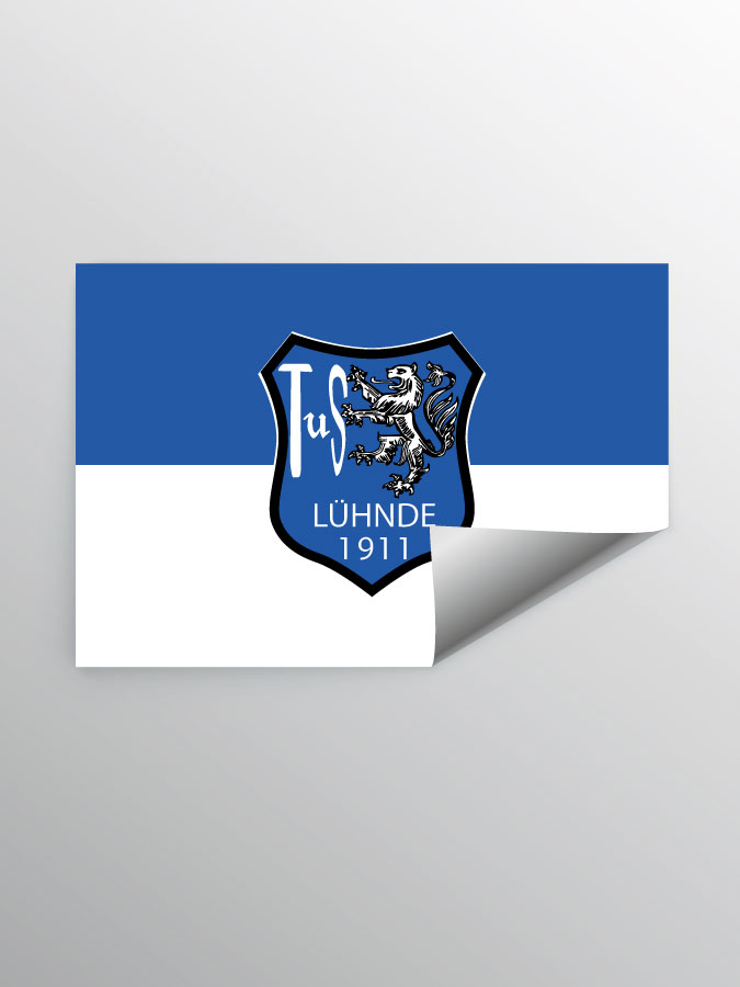Aufkleber DIN A7 Logo