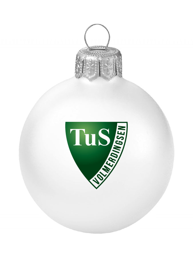 Weihnachtskugel Logo 8cm