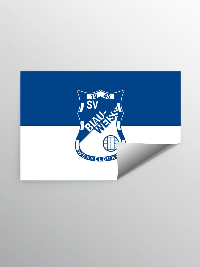 Aufkleber DIN A7 Logo