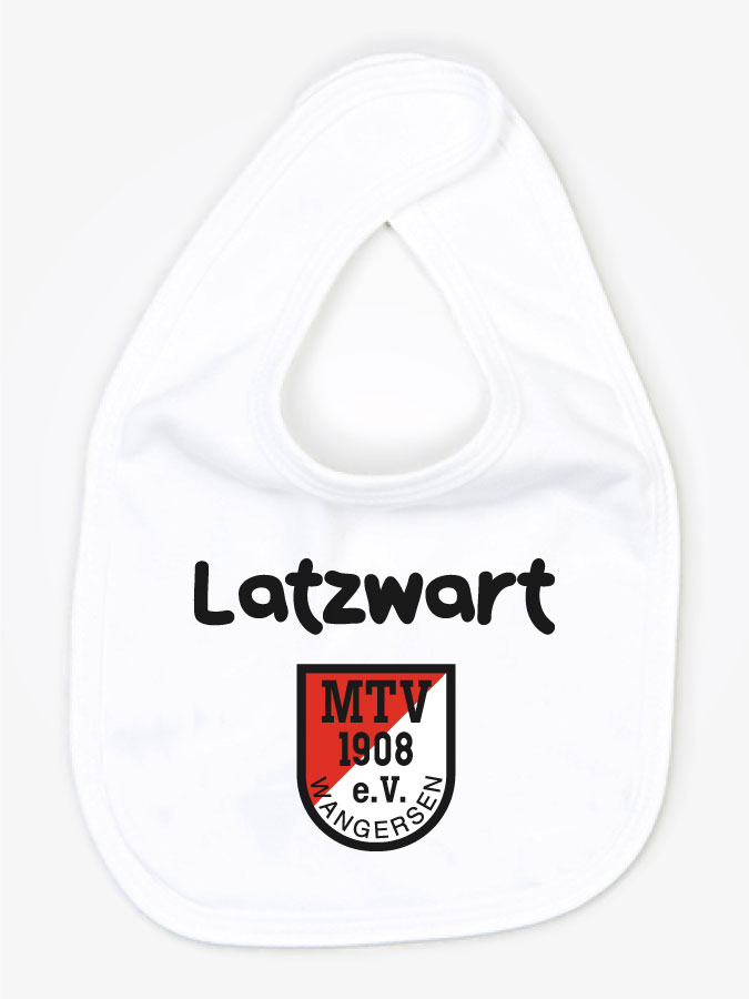 Babylätzchen Latzwart