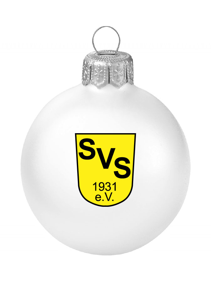 Weihnachtskugel Logo 8cm