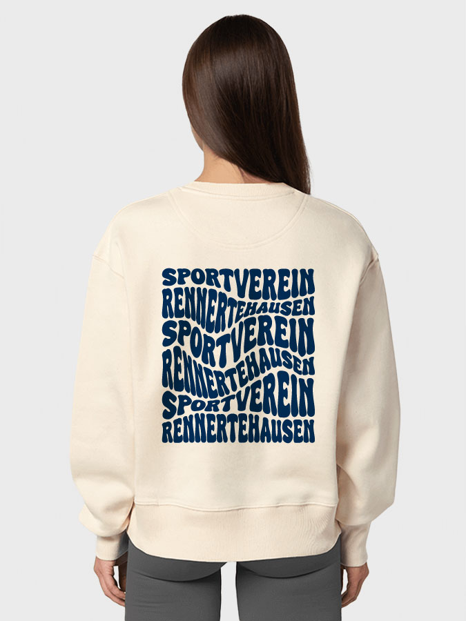 Oversized Sweater Wavy Damen