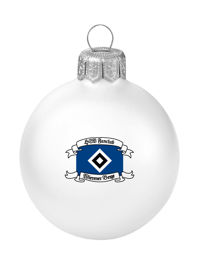 Weihnachtskugel Logo 8cm