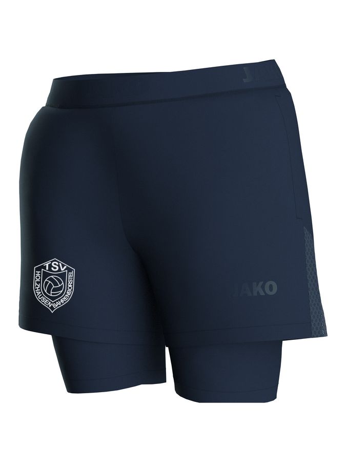 Jako 2-in-1-Short Power Damen