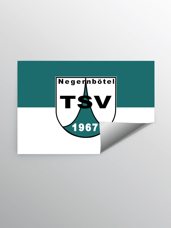 Aufkleber DIN A7 Logo