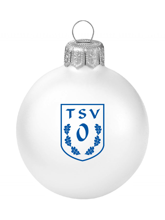 Weihnachtskugel Logo 8cm