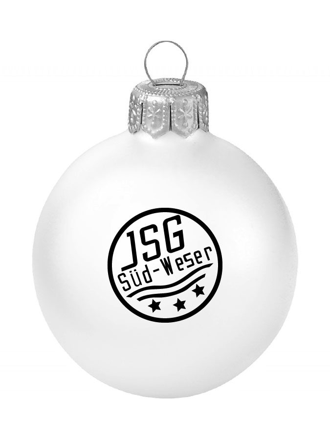 Weihnachtskugel Logo 8cm