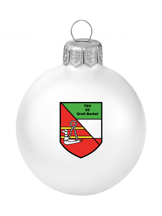 Weihnachtskugel Logo 8cm