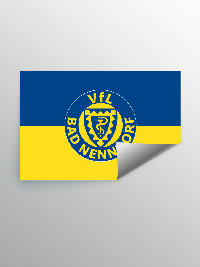 Aufkleber DIN A7 Logo