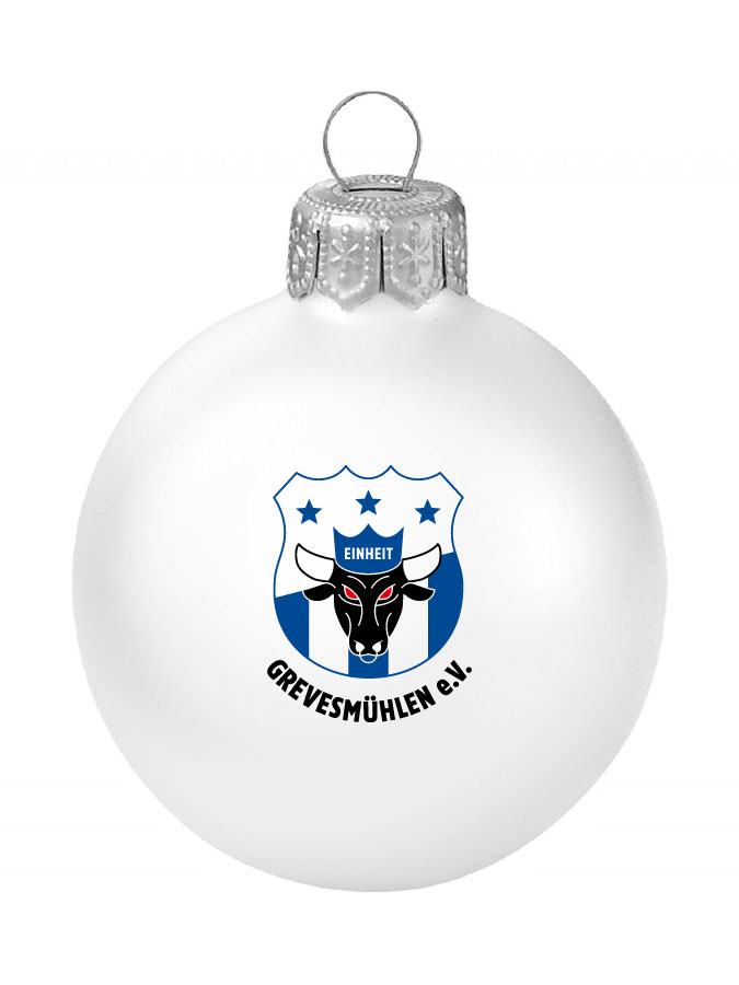 Weihnachtskugel Logo 8cm