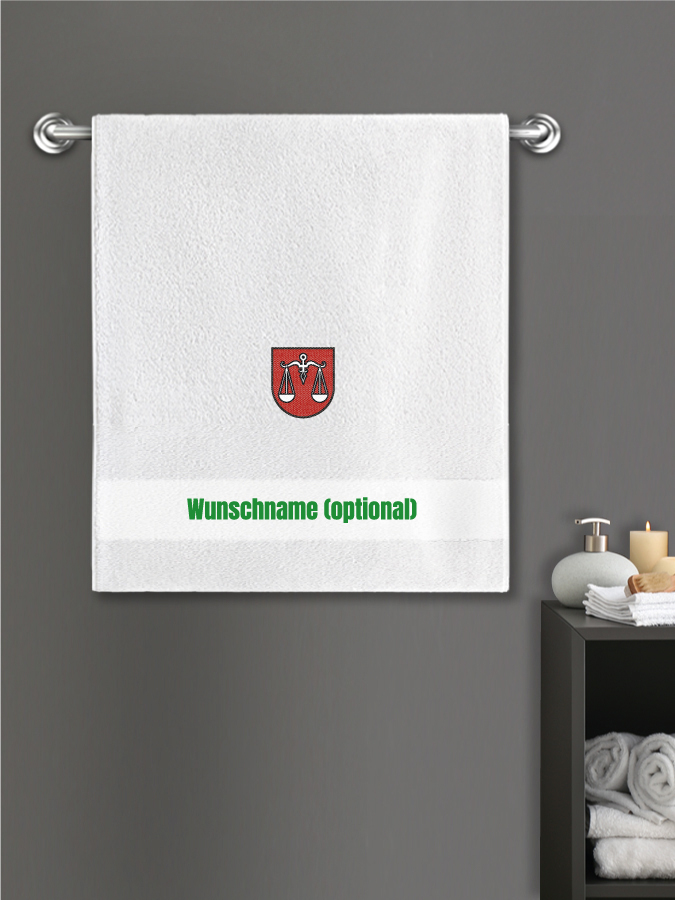 Badehandtuch Team Sticklogo