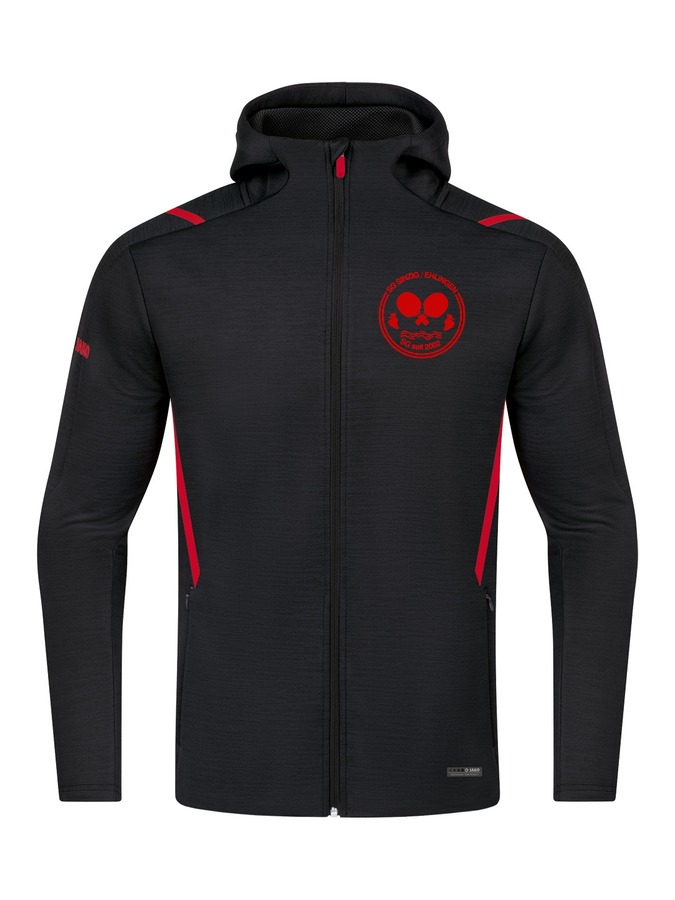 Jako Freizeitjacke Challenge mit Kapuze