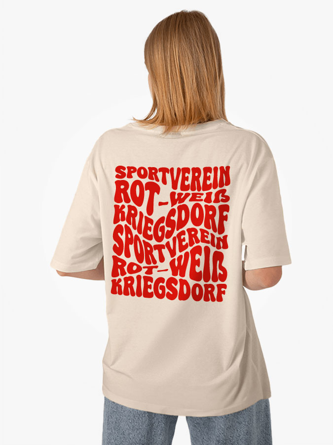 T-Shirt Oversized Wavy Unisex