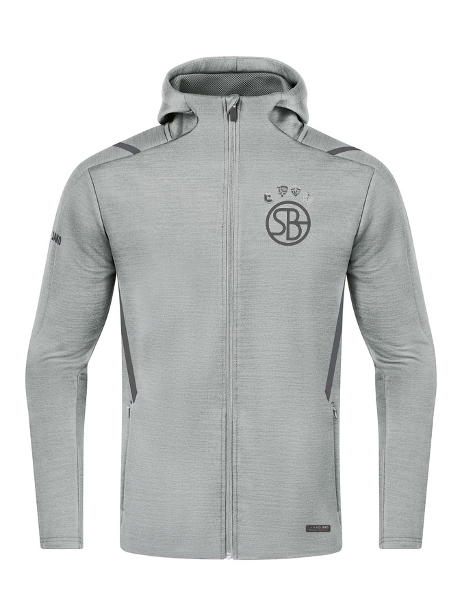 Jako Freizeitjacke Challenge mit Kapuze