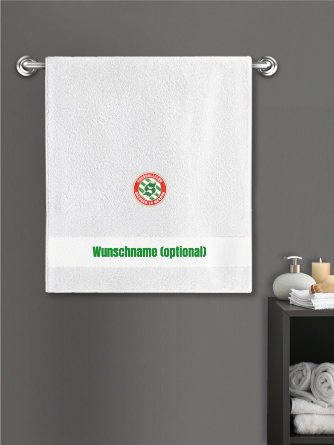 Badehandtuch Team Sticklogo