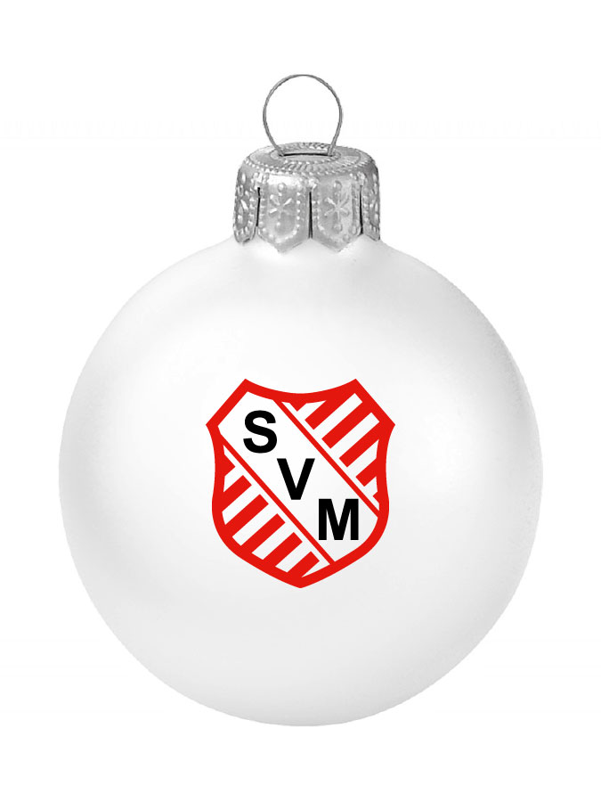 Weihnachtskugel Logo 8cm