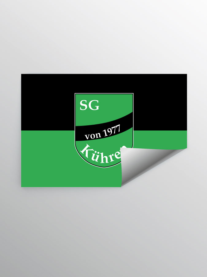 Aufkleber DIN A7 Logo