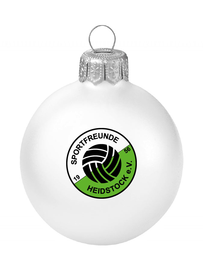 Weihnachtskugel Logo 8cm