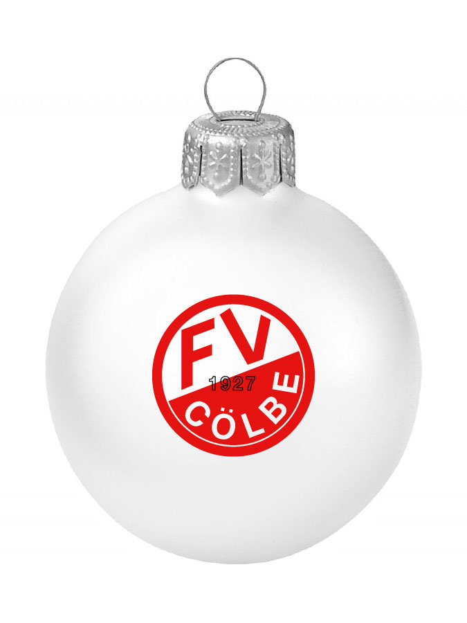 Weihnachtskugel Logo 8cm