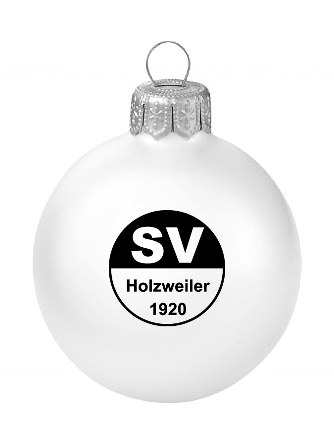 Weihnachtskugel Logo 8cm